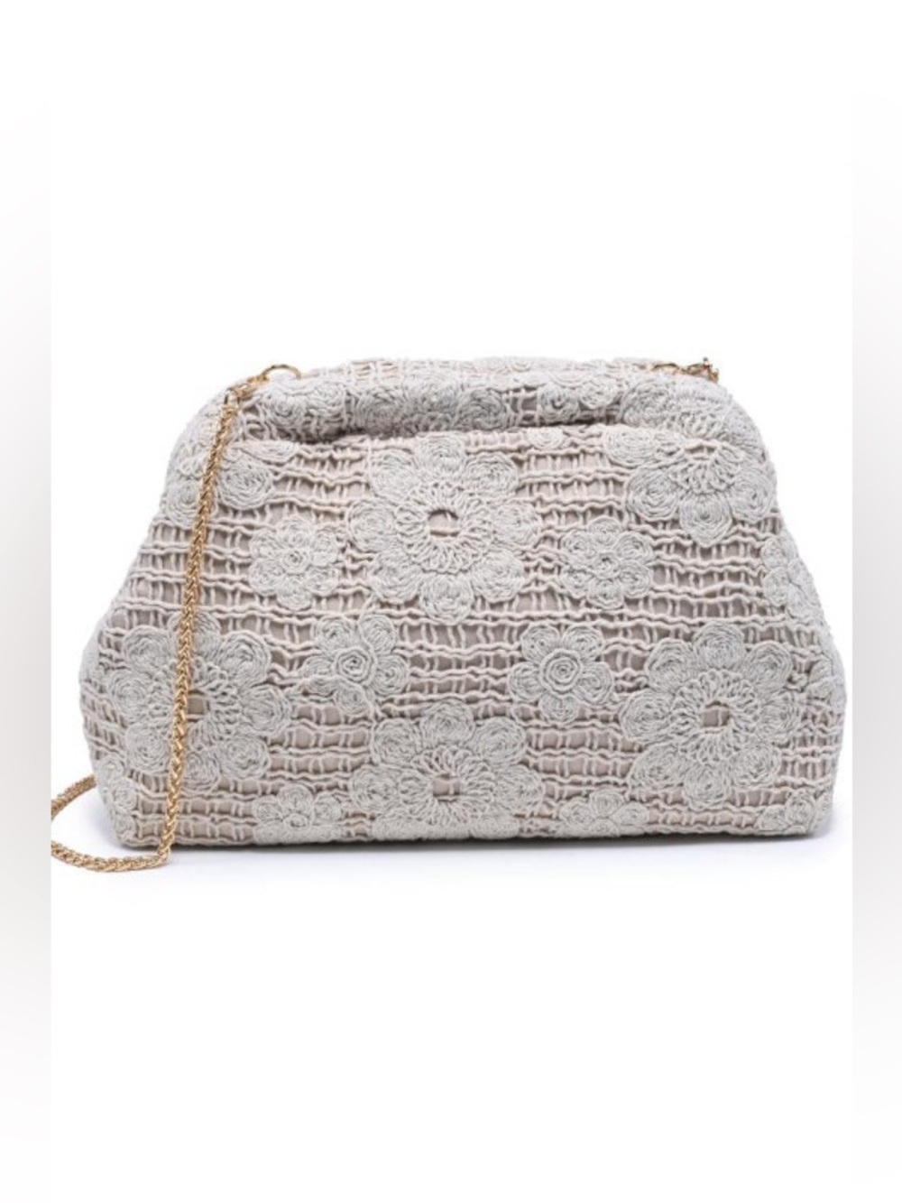 OPHELIA FLORAL WOVEN
CLUTCH/EVENING BAG